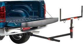 img 1 attached to 🚚 Lund 601021 Hitch Mounted Truck Bed Extender, Black: Enhance Bed Capacity and Versatility