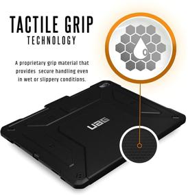 img 1 attached to 📱 UAG Metropolis iPad Pro Case 12.9-inch 3rd Gen 2018 - Black Rugged Folio Cover with Multi-Viewing Angles and Military-Grade Protection