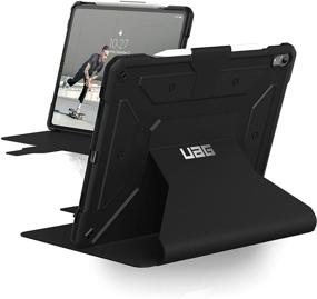 img 4 attached to 📱 UAG Metropolis iPad Pro Case 12.9-inch 3rd Gen 2018 - Black Rugged Folio Cover with Multi-Viewing Angles and Military-Grade Protection