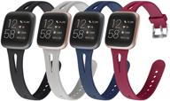 eseekgo compatible with fitbit versa 2 bands/fitbit versa bands for women men logo