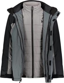 img 3 attached to 🧥 Under Armour Black Boys' Westward Jacket - Optimized for Jackets & Coats within Boys' Clothing