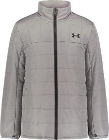 img 2 attached to 🧥 Under Armour Black Boys' Westward Jacket - Optimized for Jackets & Coats within Boys' Clothing