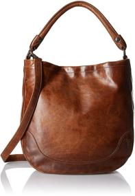 img 4 attached to Frye 34DB149 CRB Melissa Hobo Carbon Women's Handbags & Wallets for Stylish Hobo Bags