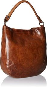 img 3 attached to Frye 34DB149 CRB Melissa Hobo Carbon Women's Handbags & Wallets for Stylish Hobo Bags