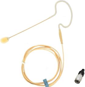 img 4 attached to Av-Jefes AVL630K-H4P Kids Mini Headset Microphone For Audio Technica (Tan Color)
