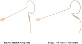 img 3 attached to Av-Jefes AVL630K-H4P Kids Mini Headset Microphone For Audio Technica (Tan Color)