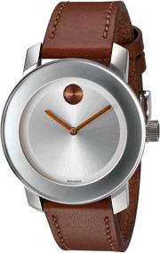 img 4 attached to ⌚️ Timeless Elegance: Movado Women's Quartz Stainless Leather Women's Watches