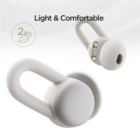 img 3 attached to 🎧 Amazfit Zenbuds Smart Sleep Earbuds - Noise Blocking, In-Ear Alarm, Soothing Sounds, Lightweight & Comfortable, In-Ear Alarm Detection - Cloud White