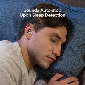 img 2 attached to 🎧 Amazfit Zenbuds Smart Sleep Earbuds - Noise Blocking, In-Ear Alarm, Soothing Sounds, Lightweight & Comfortable, In-Ear Alarm Detection - Cloud White