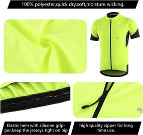 img 3 attached to BERGRISAR Men's Basic Cycling Jerseys with Short Sleeves - Bike Bicycle Shirt with Zipper Pockets