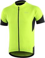 bergrisar men's basic cycling jerseys with short sleeves - bike bicycle shirt with zipper pockets логотип