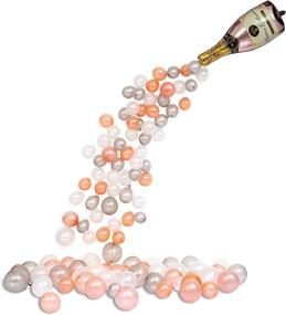 img 4 attached to 🍾 Giant Champagne Bottle Balloon Garland - 94 pcs Pink Rose Gold Arch Kit for Party Decorations, Oh Baby Theme, Bridal Shower Birthday Wedding Graduation Bachelorette Anniversary Party Backdrop DIY Décor