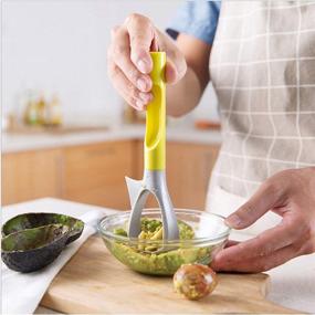 img 2 attached to 🥑 The Ultimate Auony 5-in-1 Avocado Tool: Slicer, Pitters, Cutter & Masher