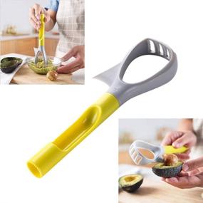 img 4 attached to 🥑 The Ultimate Auony 5-in-1 Avocado Tool: Slicer, Pitters, Cutter & Masher