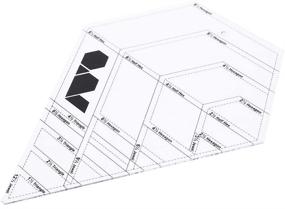 img 3 attached to ✂️ Multi-Use Diamond Quilting Ruler: Efficient DIY Sewing Tool for Precise Measurements and Drawing