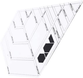 img 2 attached to ✂️ Multi-Use Diamond Quilting Ruler: Efficient DIY Sewing Tool for Precise Measurements and Drawing