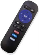 🎮 enhanced remote control with vibrant tri-colored keys for roku 1, roku 2, roku 3, roku 4 (hd/lt/xs/xd), roku express, roku ultra, roku premiere logo