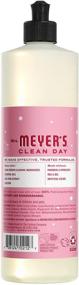 img 1 attached to 🌱 Mrs. Meyer's Clean Day Liquid Dish Soap: Cruelty Free Formula, Refreshing Peppermint Scent, 16 oz - Pack of 3