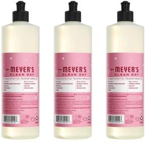 img 3 attached to 🌱 Mrs. Meyer's Clean Day Liquid Dish Soap: Cruelty Free Formula, Refreshing Peppermint Scent, 16 oz - Pack of 3