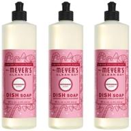 🌱 mrs. meyer's clean day liquid dish soap: cruelty free formula, refreshing peppermint scent, 16 oz - pack of 3 logo