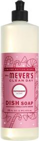 img 2 attached to 🌱 Mrs. Meyer's Clean Day Liquid Dish Soap: Cruelty Free Formula, Refreshing Peppermint Scent, 16 oz - Pack of 3