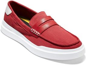 img 1 attached to Оживите свой стиль с мужскими мокасинами и ботинками на шнуровке Cole Haan Grandpro Canvas Sneaker 👟