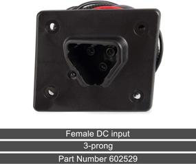 img 3 attached to RANSOTO Delta Q Charger Receptacle Compatible