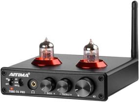 img 4 attached to AIYIMA Tube T6 PRO Bluetooth 5.0 Tube Preamplifier - Hi-Fi Headphone Amp, Vacuum Tube Preamp for Home Audio Amplifier, Wireless Receiver, Audio Decoder, Preamp PC-USB DAC with APTX