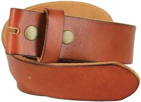 img 3 attached to 👔 Vintage Grain Leather Strap - Men's Accessories, Belts, and More!