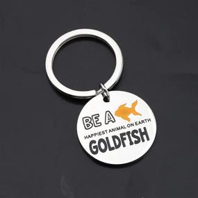 img 2 attached to BLEOUK Inspired Keychain Goldfish Goldfish