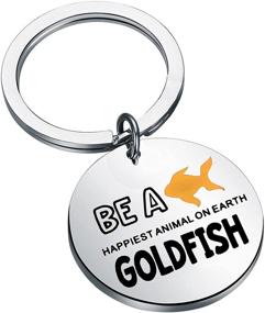 img 4 attached to BLEOUK Inspired Keychain Goldfish Goldfish
