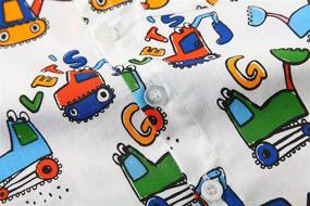 img 1 attached to 🌺 Hawaiian Summer Short Sleeve Button-Up Boys' Clothing for Tops, Tees, and Shirts