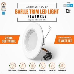 img 3 attached to ⚡️ Эффективное встраиваемое освещение SunLake 12-Pack LED для промышленных электрических решений