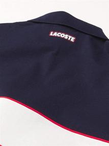 img 2 attached to 👚 Lacoste Girls' Colorblock Polo Dress with Boxy Fit