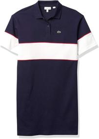 img 3 attached to 👚 Lacoste Girls' Colorblock Polo Dress with Boxy Fit