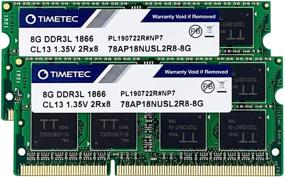 img 4 attached to 💻 Timetec 16GB DDR3L / DDR3 1866MHz Laptop Memory Upgrade Kit - 2x8GB Non-ECC Unbuffered RAM Modules