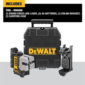 img 3 attached to ✨ Усовершенствованный самовыравнивающийся лазерный нивелир DEWALT DW089K с 3 лучами.