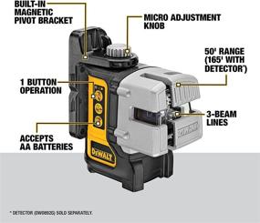 img 2 attached to ✨ Усовершенствованный самовыравнивающийся лазерный нивелир DEWALT DW089K с 3 лучами.