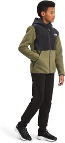 img 2 attached to 🧥 Stay Warm and Stylish with North Face Forrest Hooded Fleece Boys' Jackets & Coats