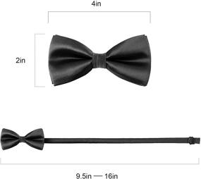 img 1 attached to Subeltie Pack Boys Bow Tie Boys' Accessories