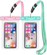 📱 airuntech waterproof case: keep your iphone 12/11/se/xs max/galaxy safe in water! (2 pack) logo