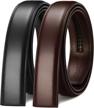 chaoren ratchet replacement leather buckle men's accessories in belts logo