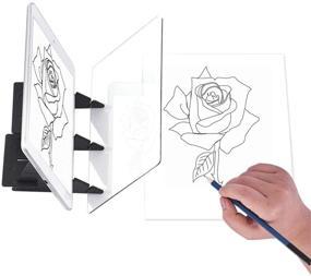 img 4 attached to 🎨 Enhance Your Art Skills with HuiDao Optical Drawing Board - Perfect for Beginners and Kids