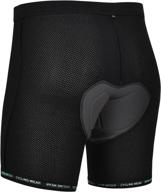 🩲 dealyork men's padded bike underwear: comfortable cycling shorts with 3d padding for mountain biking and cycle riding logo