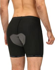 img 3 attached to 🩲 DEALYORK Men's Padded Bike Underwear: Comfortable Cycling Shorts with 3D Padding for Mountain Biking and Cycle Riding