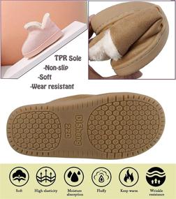 img 1 attached to 👣 Toddler Boys' Outdoor Anti-Slip INMINPIN Slippers: Comfortable and Secure Footwear