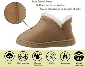 img 3 attached to 👣 Toddler Boys' Outdoor Anti-Slip INMINPIN Slippers: Comfortable and Secure Footwear