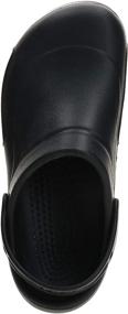 img 1 attached to Crocs Unisex Bistro Black Womens Men's Shoes for Mules & Clogs