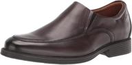 обувь clarks whiddon step из темной кожи для мужчин: лоферы и тапочки логотип