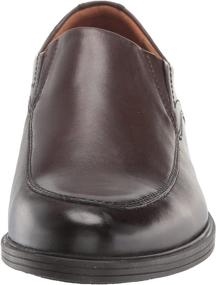 img 3 attached to Обувь Clarks Whiddon Step из темной кожи для мужчин: лоферы и тапочки